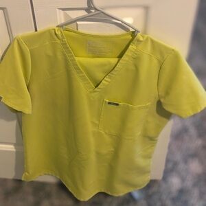 Kids Lime Green V-Neck Shirt